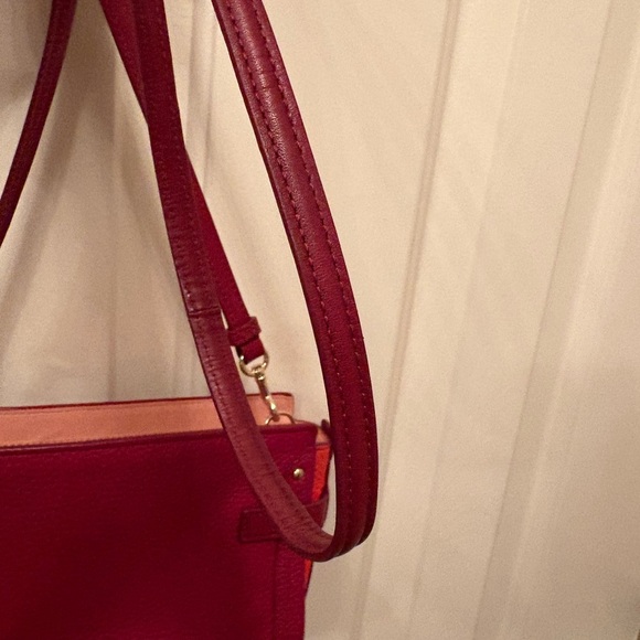 Coach Red and Orange Crossbody Bag - Picture 6 of 8